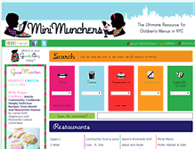 Tablet Screenshot of minimunchers.com